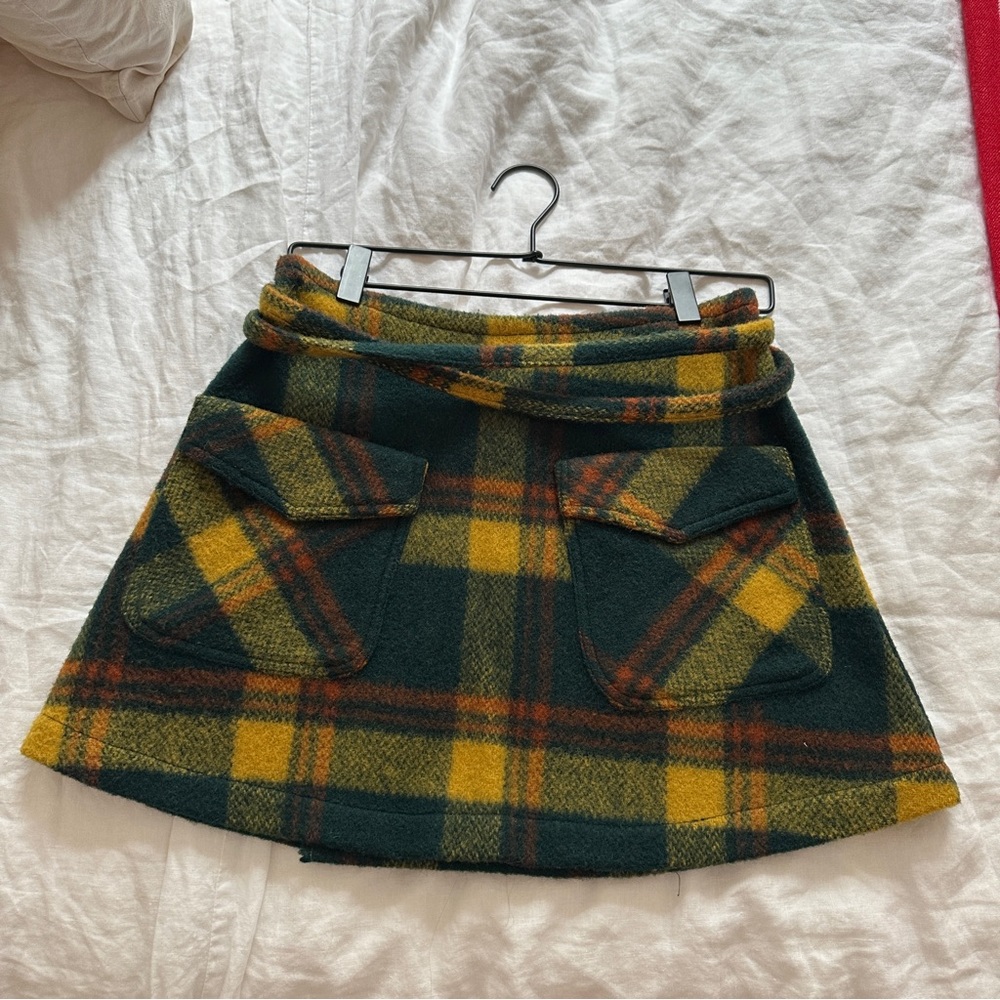 Cloak & Dagger Birkin Mini Wool Skirt